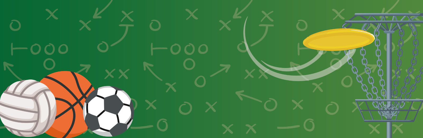 Various balls on the playground.