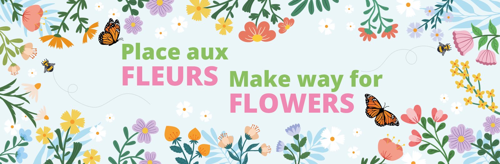 Make way for flowers
