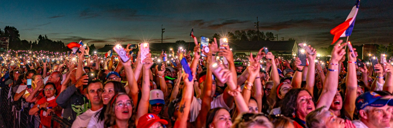 Crowd on National Acadian Day