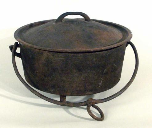 Cast iron cauldron