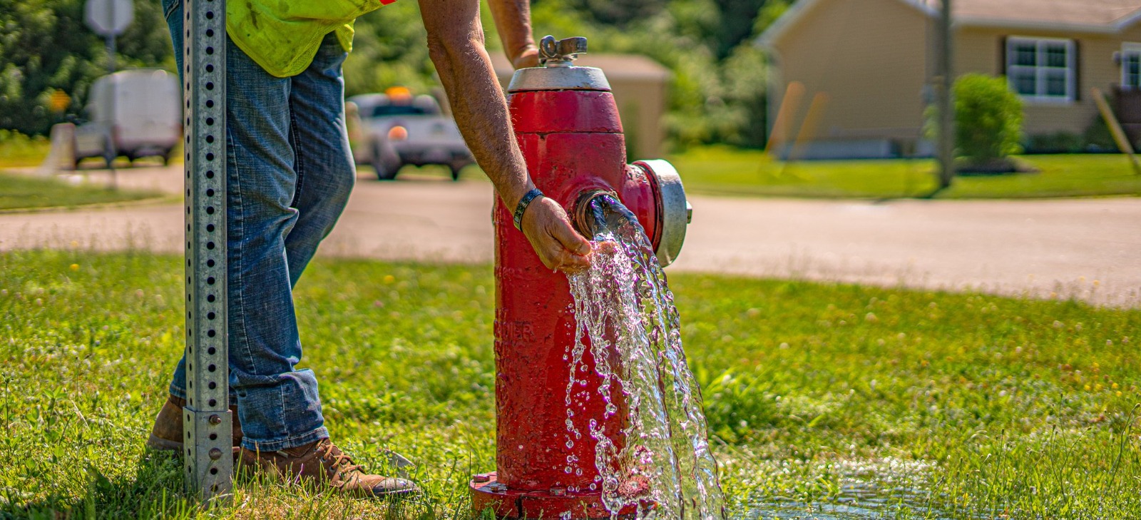 Fire hydrant cleaning