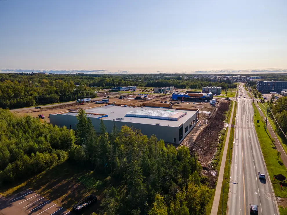 Construction le long du boulevard Dieppe
